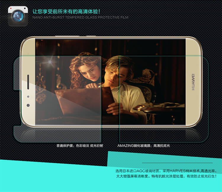 Защитное стекло NILLKIN для Huawei G8 (индекс H+)